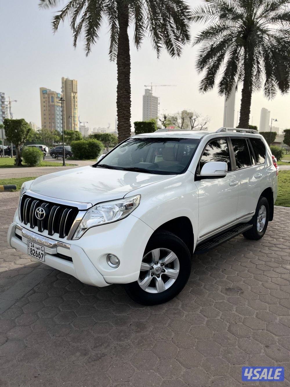 برادو TXL موديل 2016 صبغ وكالة وارد الساير شرط الفحص بالكامل3