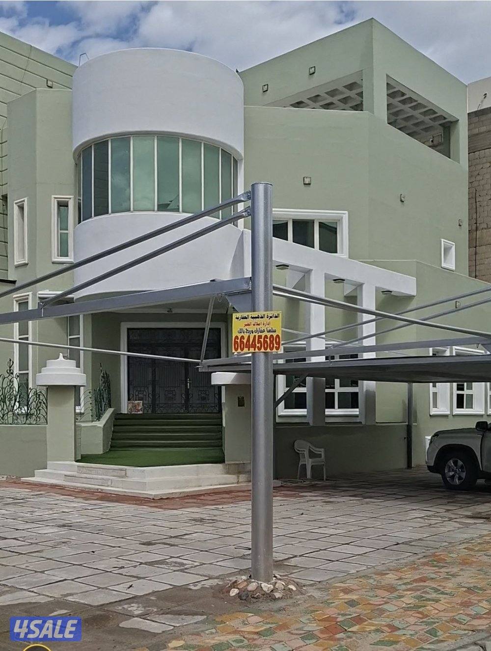 للايجار قسيمة بمبارك الكبير أرضي واول وسرداب للجادين فقط2