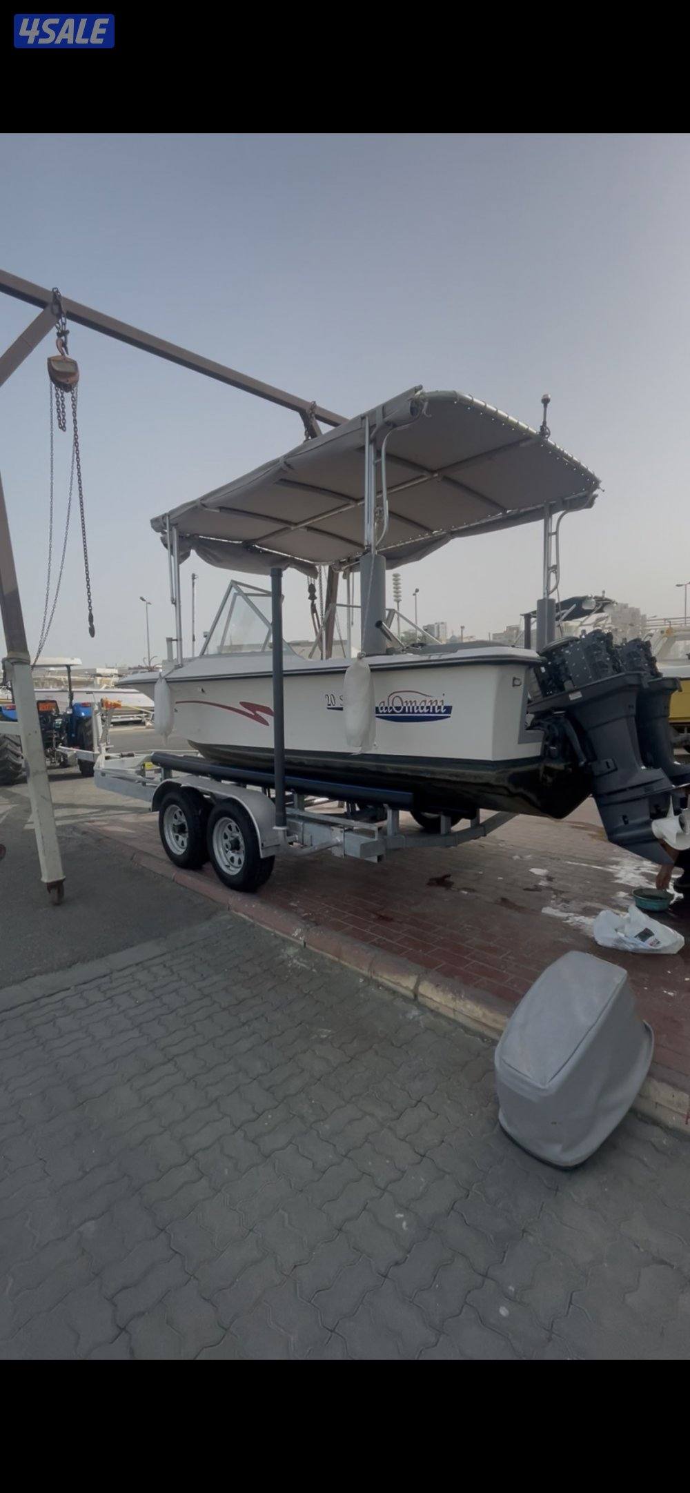 للبيع قرف عماني 20 قدم مع عربانه2