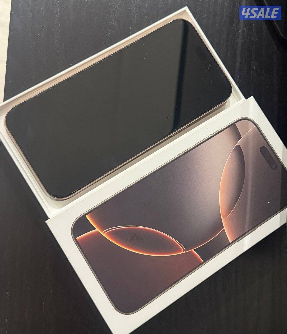 ايفون 1️⃣6️⃣ برو ماكس مو مفتوح بطاريه 91%0