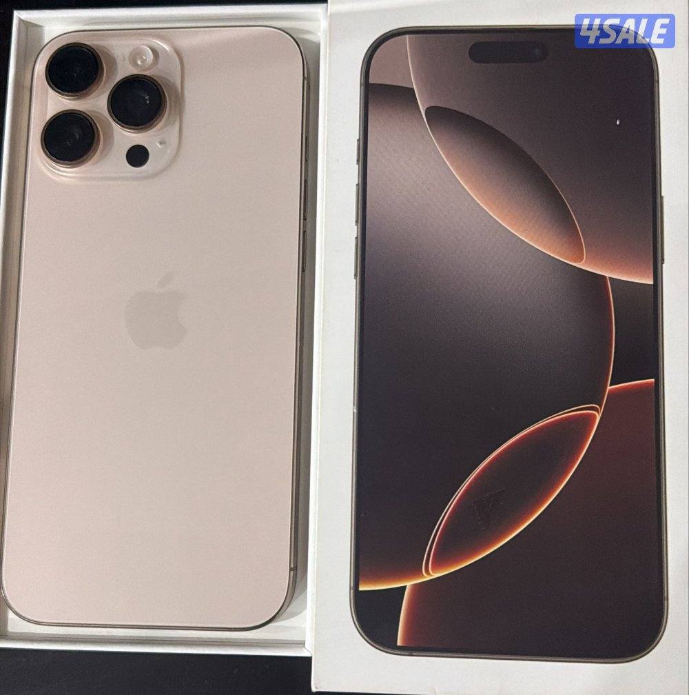 ايفون 1️⃣6️⃣ برو ماكس مو مفتوح بطاريه 91%2