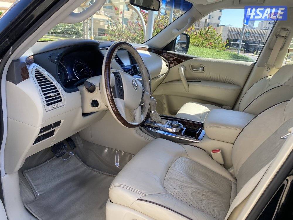 نيسان باترول  بلاتينيوم سيتي موديل 2016 فل اوبشن قمه بلنظافه7