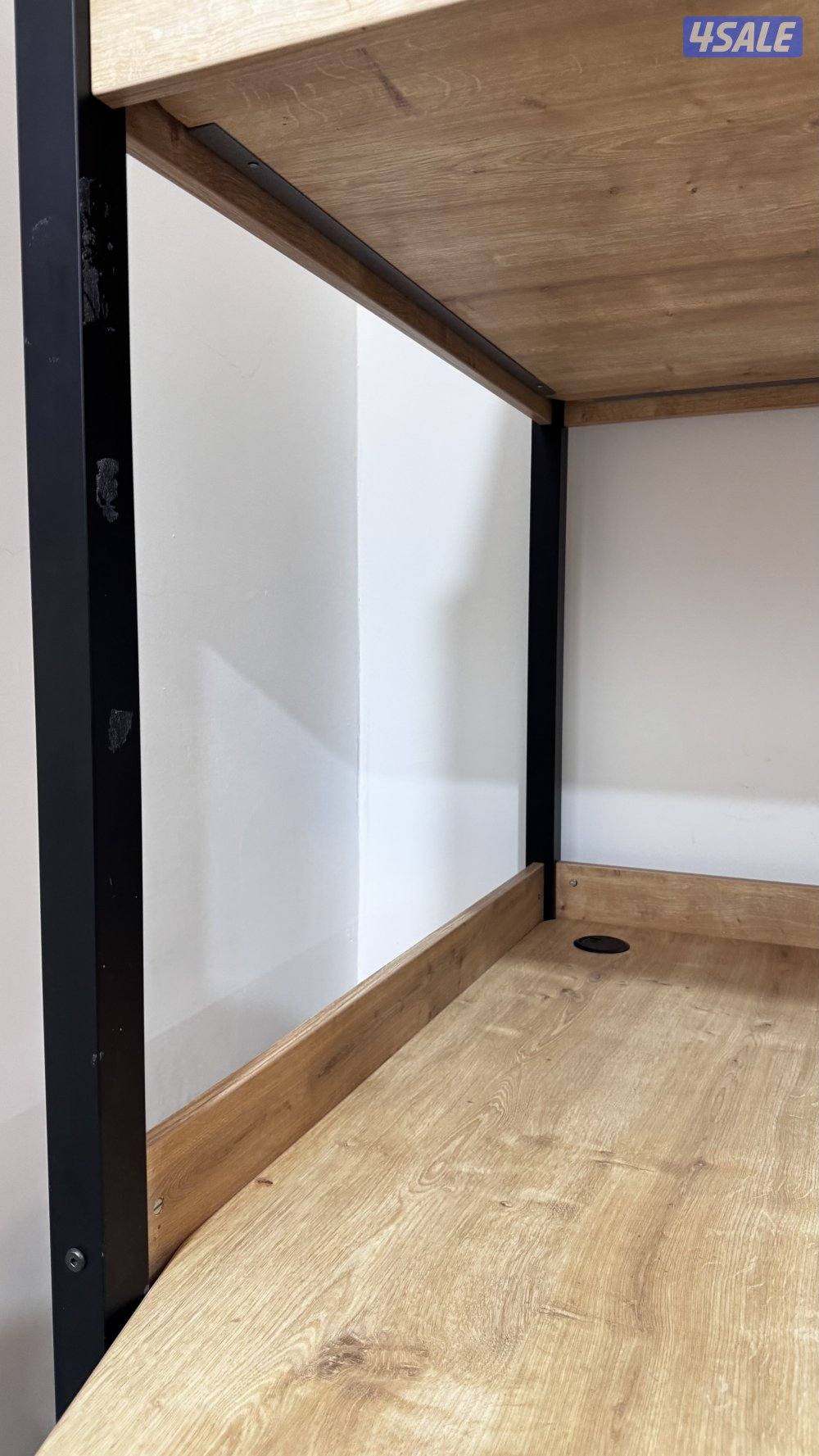 ‏للبيع السريع🚨‼️ سرير علوي مع مكتب بجودة ممتازة 🛌🪵 صناعة çilek6