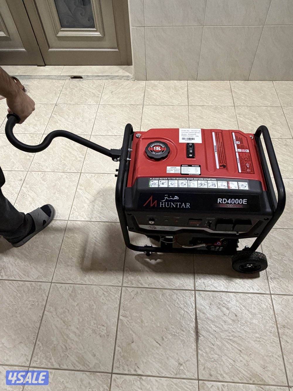 مولد كهربائي هنتر ٤٠٠٠ واط جديد2