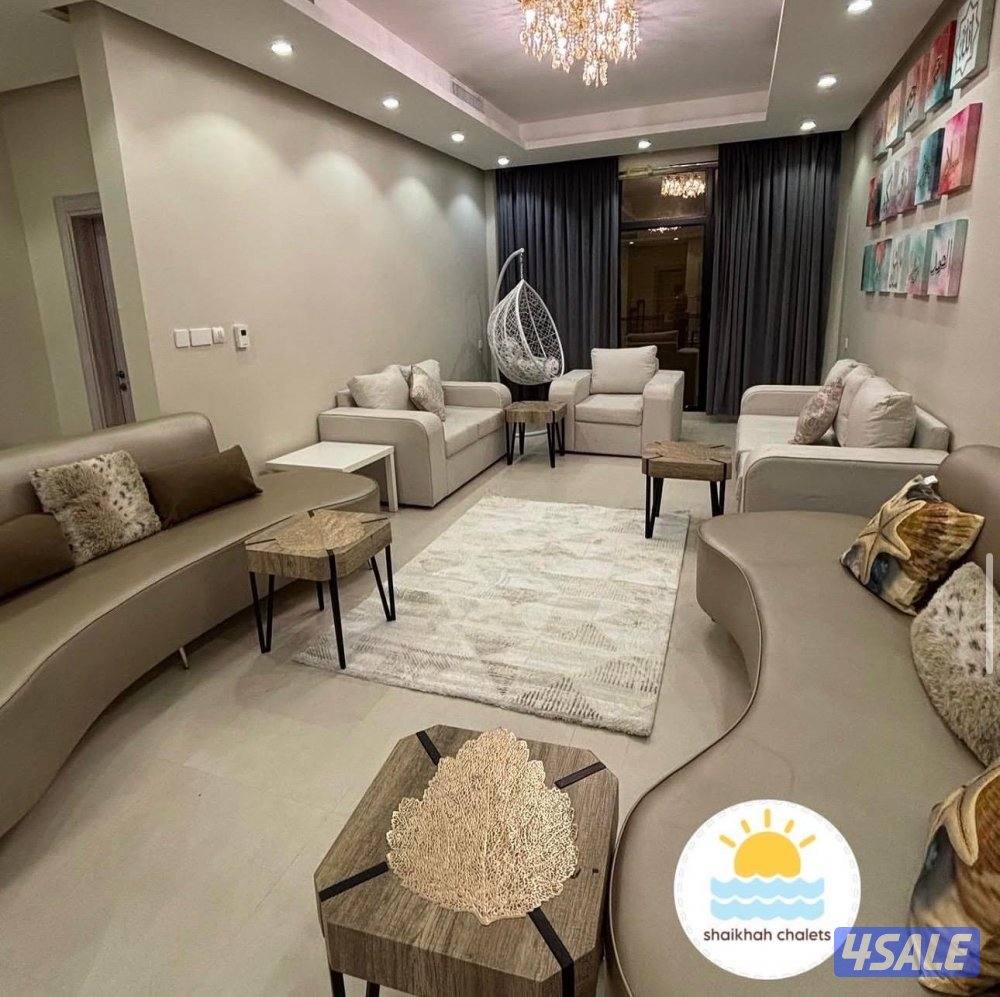 للايجار شاليه للعوايل( 6 غرف + صالتين + مسبح داخلي ) بالمرحله الخامسه2