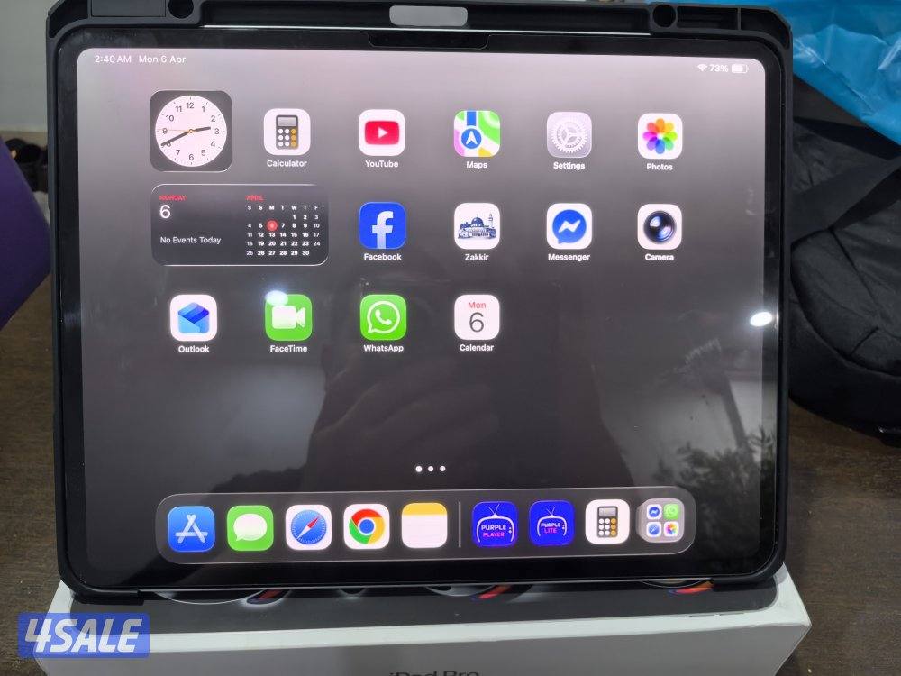 Ipad pro M4 13 inch, 256 giga ,battery 95%. Wifi only6