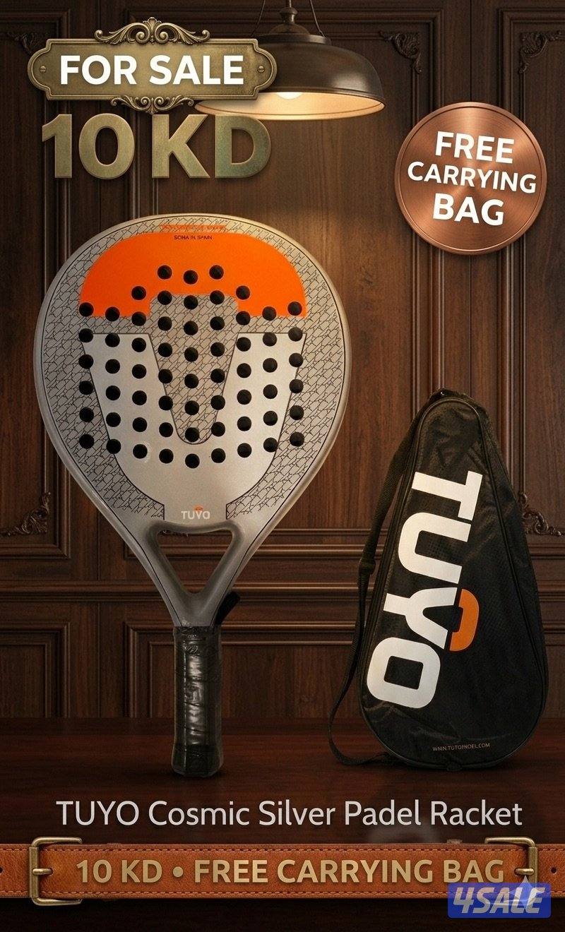 TUYO racket + FREE CARRYING BAG 🎒 for 10KD0
