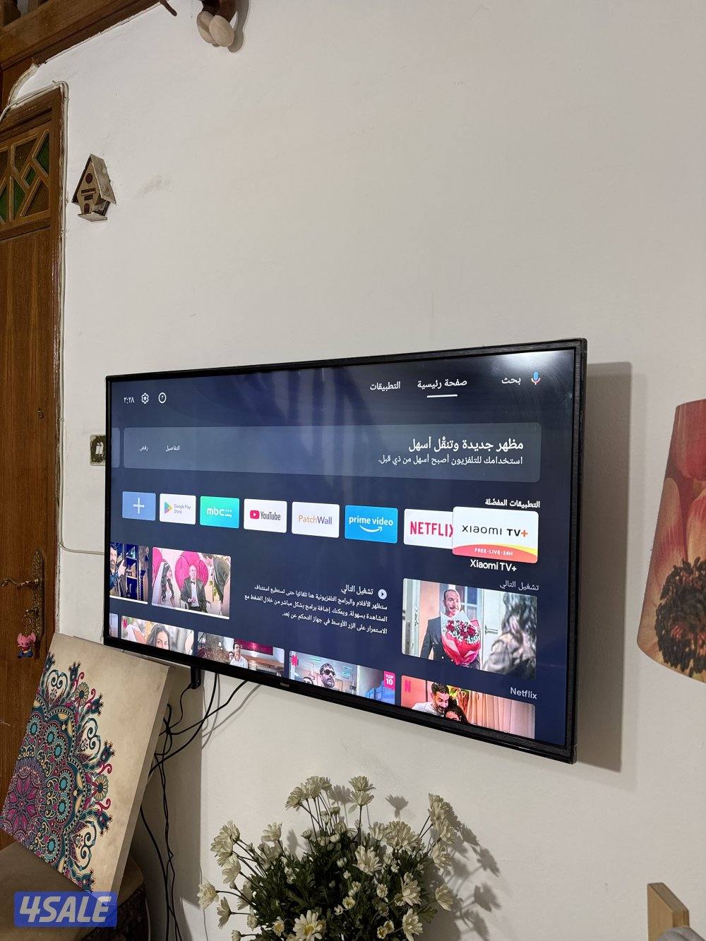 شاشه wansa smart يأتي معها رسيفر1