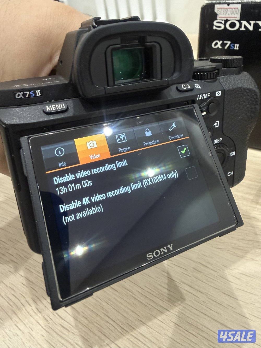 للبيع Sony a7sii full frame camera2