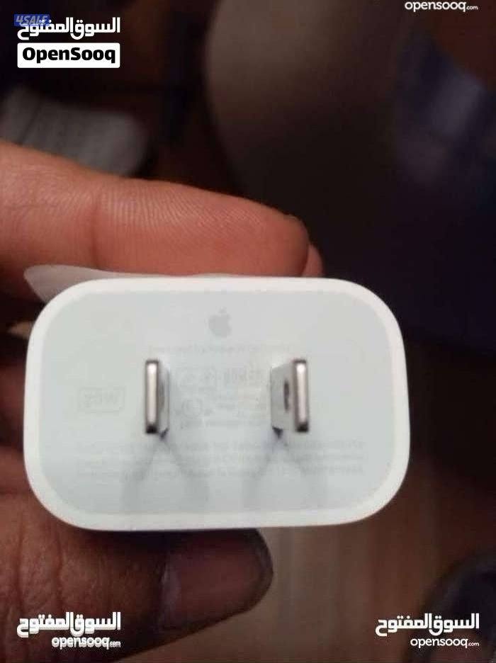 شاحن ابل امريكي 20وات برو ماكس اصلي جديد بالسريال نمبر1