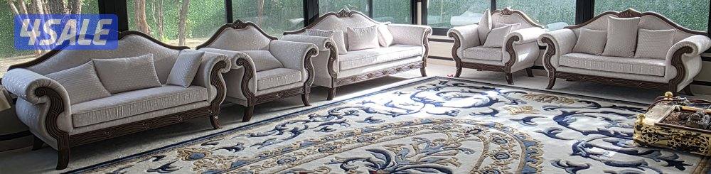 للبيع كنب تفصيل جديد خشب زان واسفنج اصلي متعوب عليه0