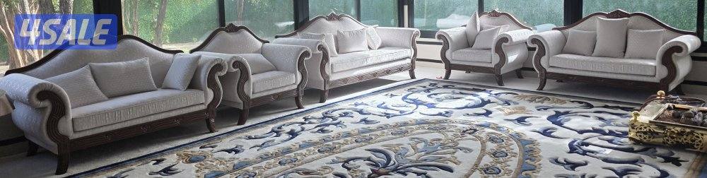 للبيع كنب تفصيل جديد خشب زان واسفنج اصلي متعوب عليه1