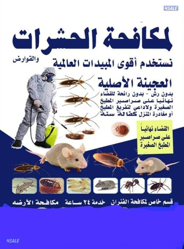 مكافحة حشرت وقورض مكافحة صرصير مطابخ مكافحة بق مكافحة فران مكافحة نمس0