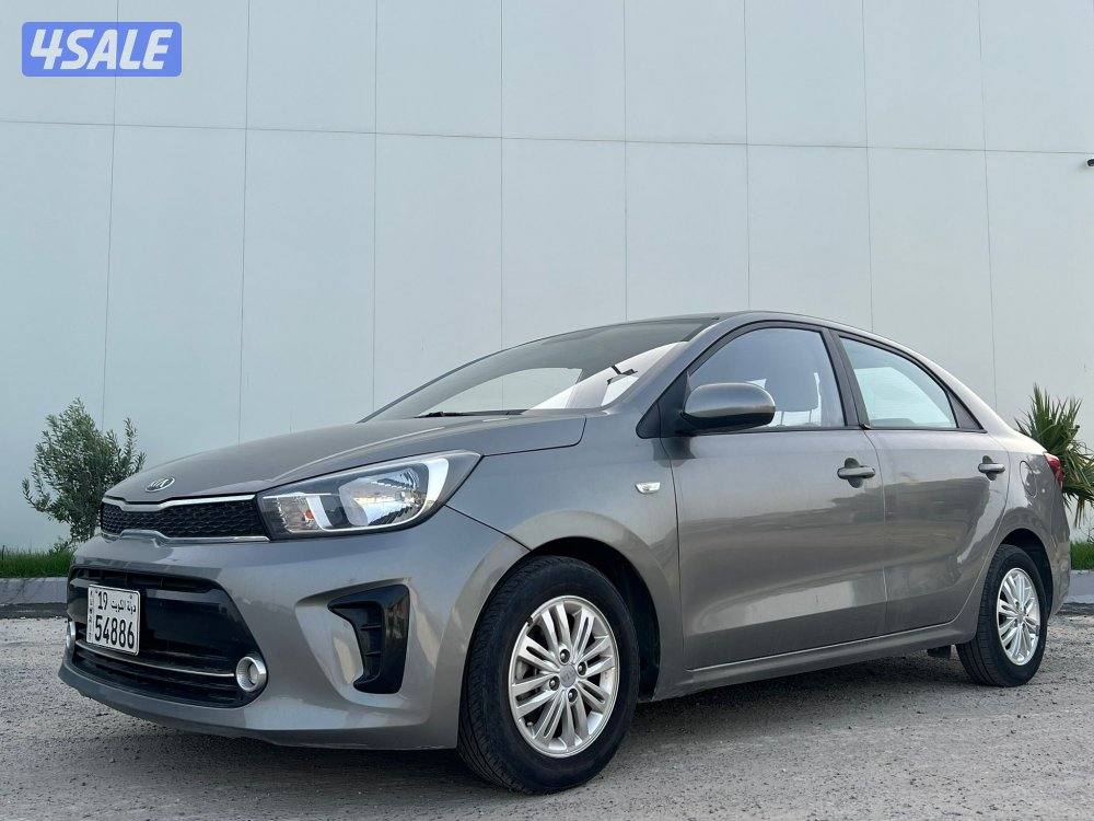 كيا بيجاس موديل 2021 رمادي عداد 153 بحاله ممتازة0