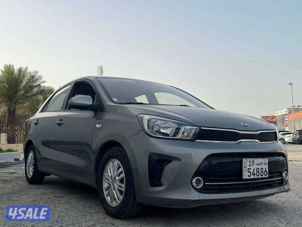 كيا بيجاس موديل 2021 رمادي عداد 153 بحاله ممتازة2