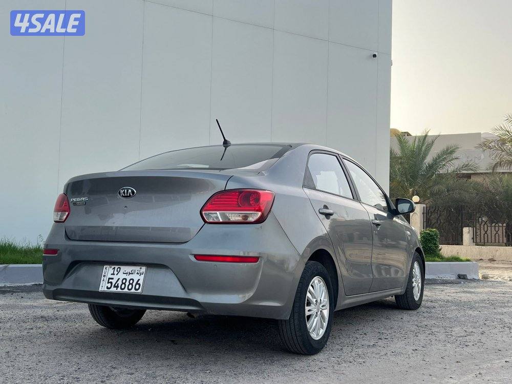 كيا بيجاس موديل 2021 رمادي عداد 153 بحاله ممتازة5