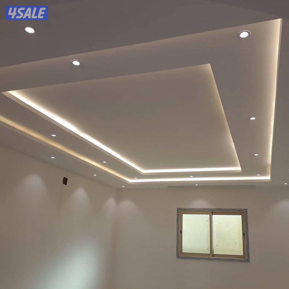 ديكور جبس بورد اسقف قواطع بارتيشن جبس بورد اصباغ بديل خشب11