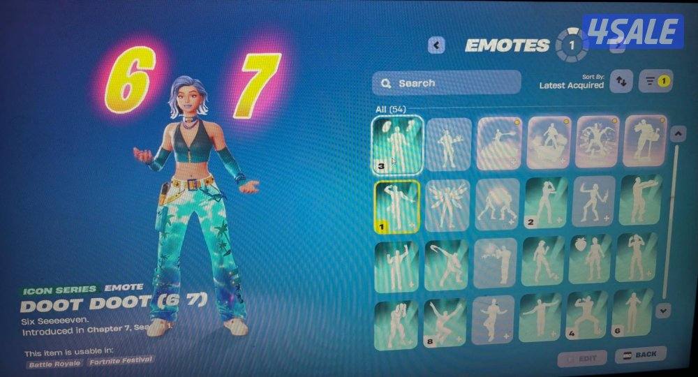 حساب فورتنايت للبيع | ٦٦ شخصية    Fortnite Account For Sale | 66 Skins12