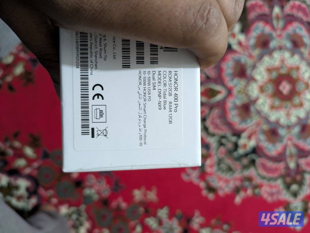 Honor 400 pro 512 GB new box not open2