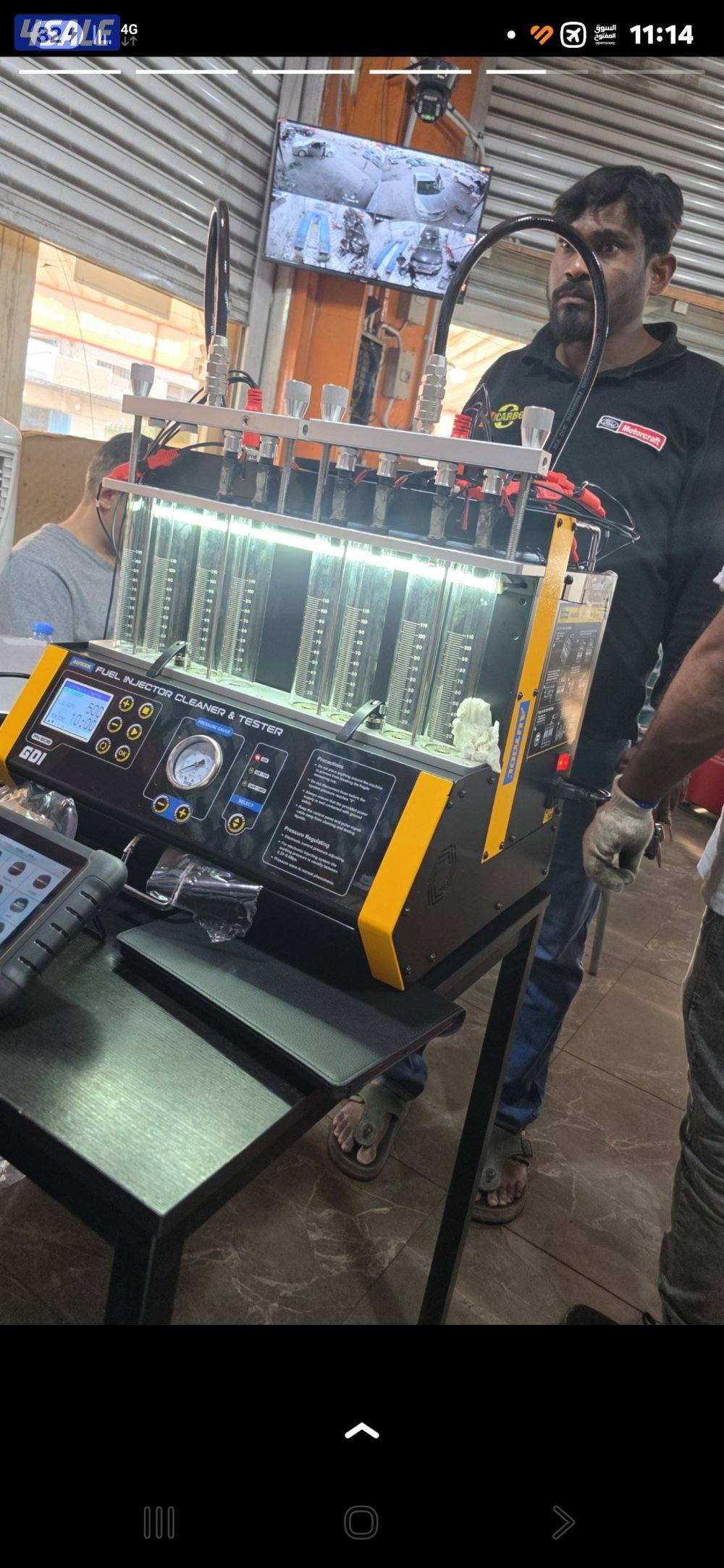 جهاز تنظيف البخاخات 8 سلندر واجهزة فحص وبرمجة السيارات0