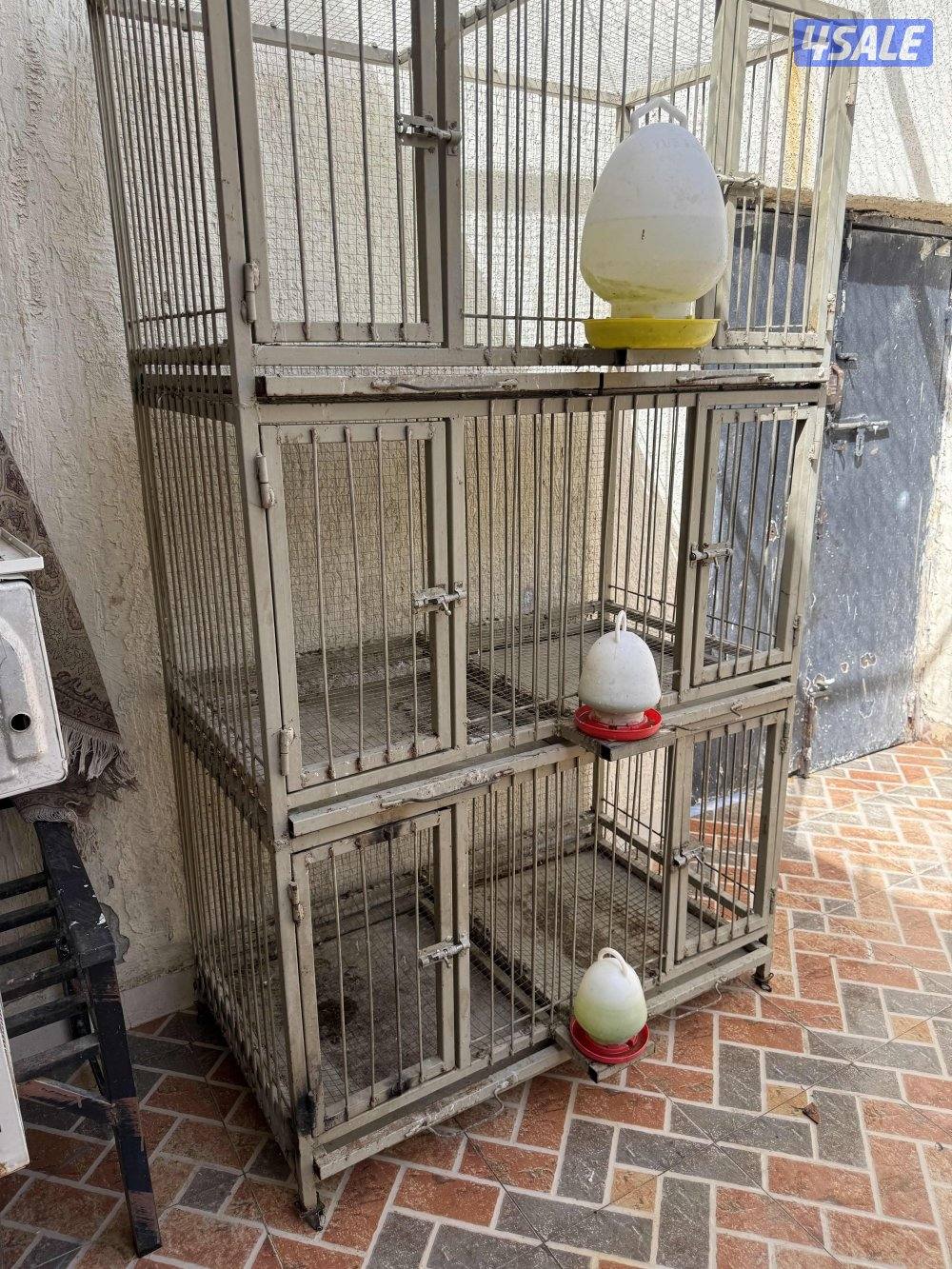 قفص خانات ام ٦ درج سحاب لكل خانه أقفاص0