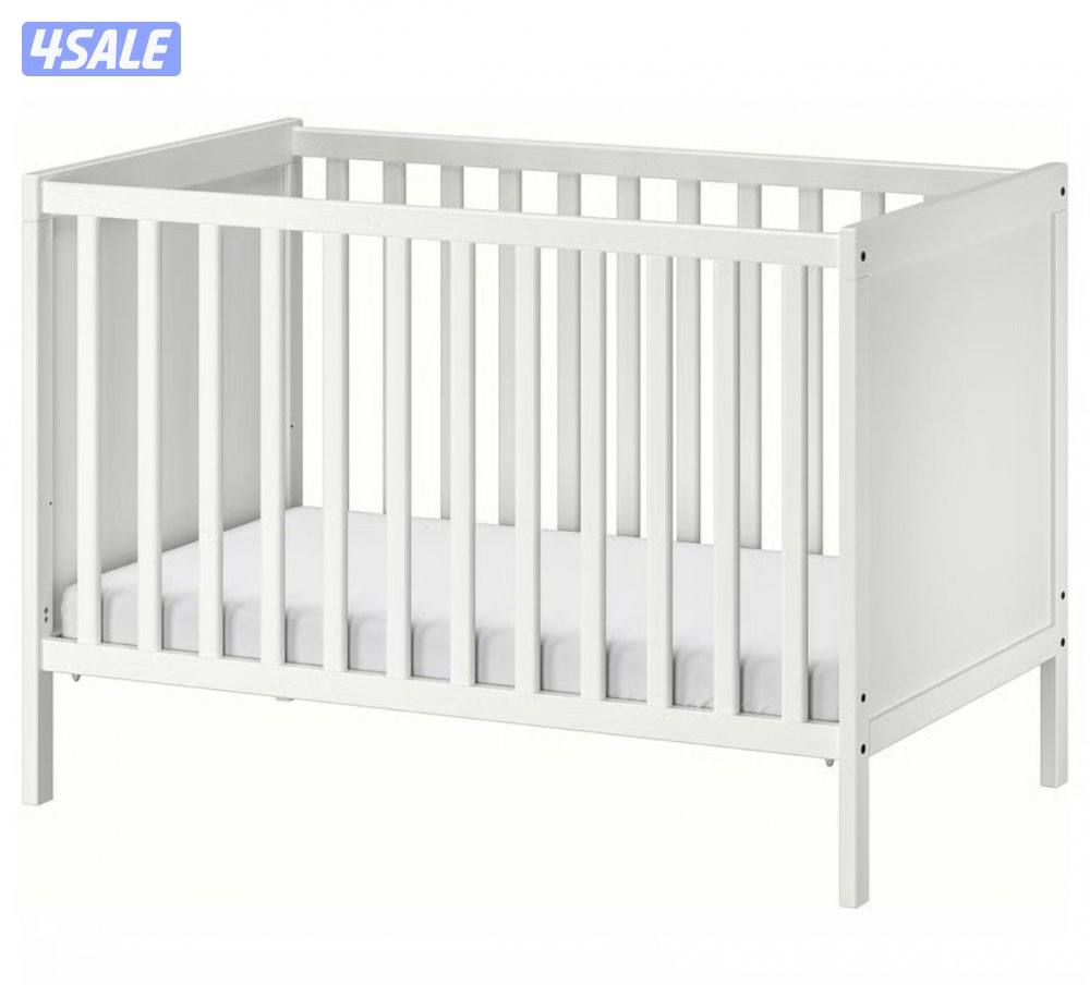 Baby cot Ikea Sundvik along with matress0
