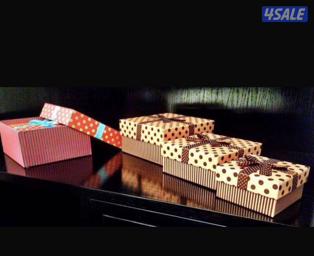 Gift boxes للبيع بكس حديه0