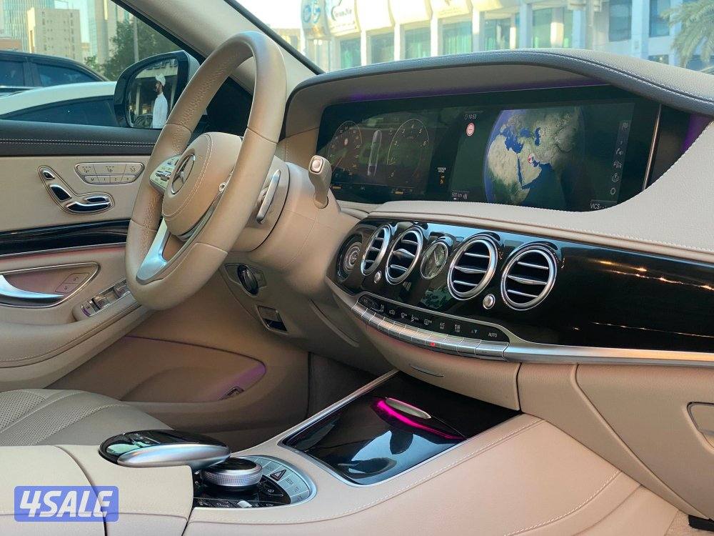 مرسيدس S450 موديل 2020 عداد 22 الف كيلو فقط سيرفس منتظم صبغ الوكاله4