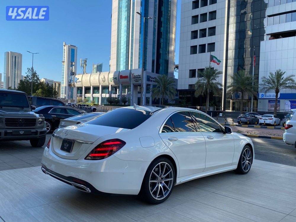مرسيدس S450 موديل 2020 عداد 22 الف كيلو فقط سيرفس منتظم صبغ الوكاله3