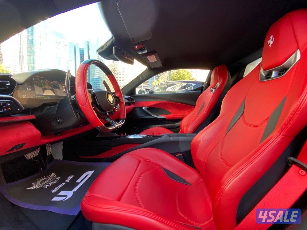 فيراري GTB 296 موديل 2023 عداد 5 الف كيلو فقط تحت الكفاله صبغ الوكاله6