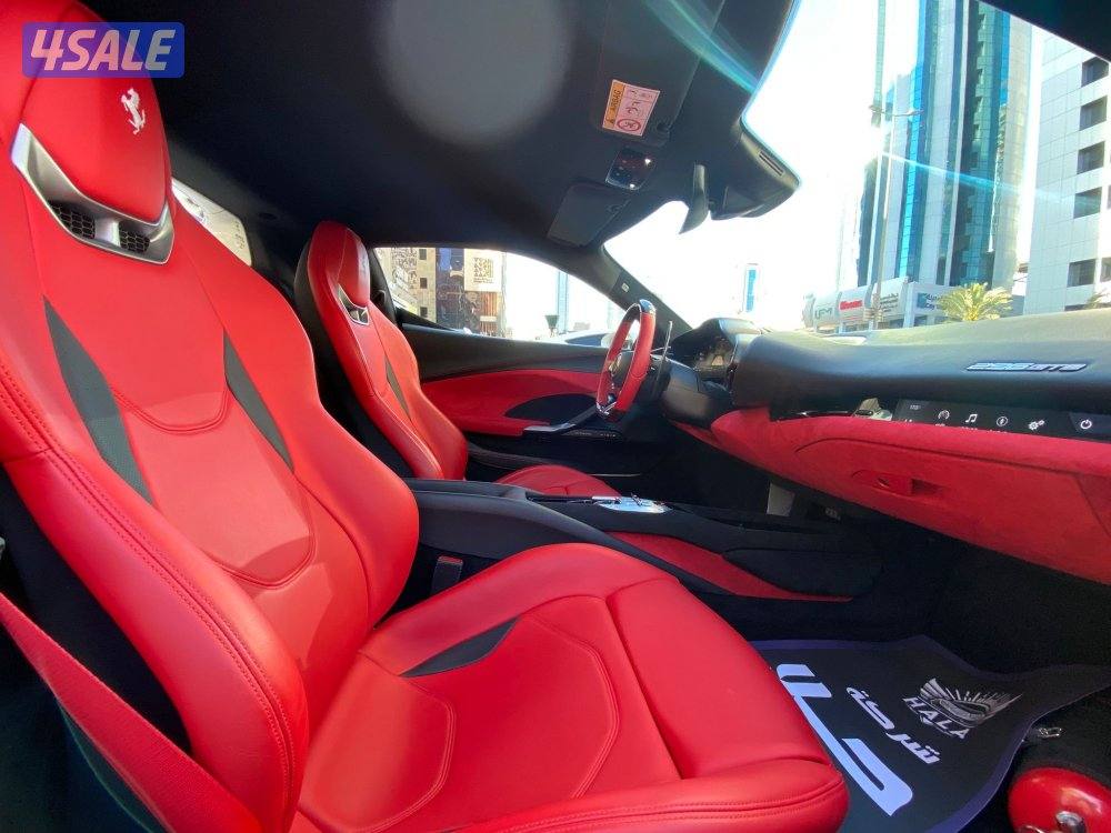 فيراري GTB 296 موديل 2023 عداد 5 الف كيلو فقط تحت الكفاله صبغ الوكاله7