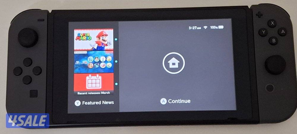 Nintendo Switch Bundle + Smash Bros + Crash | 128GB Card| Excellent4