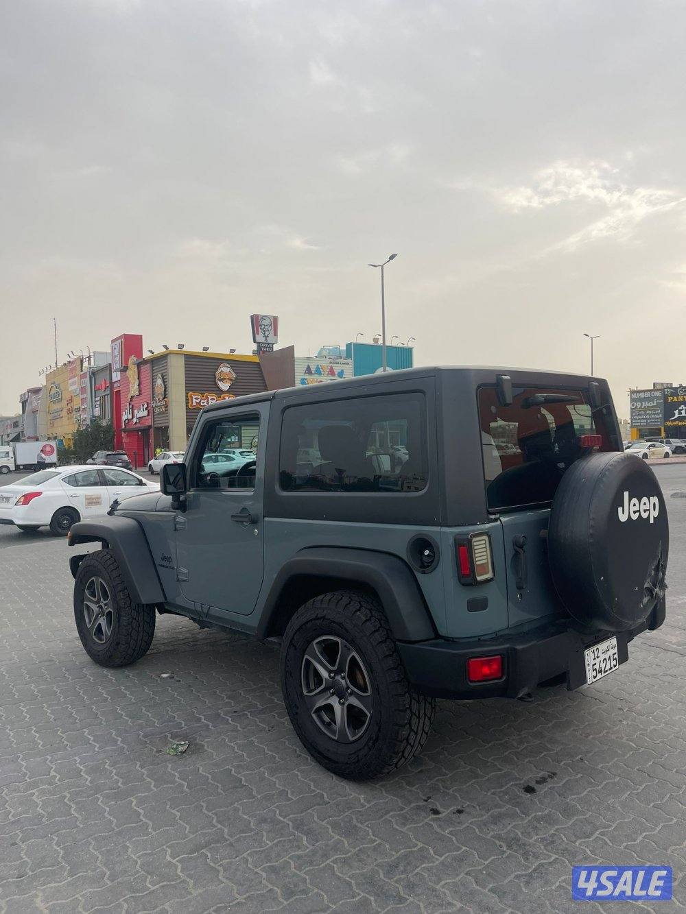 رانجلر موديل 2014 عداد 310 فحص قير مكينه شاصي مو جيد عداد 3102