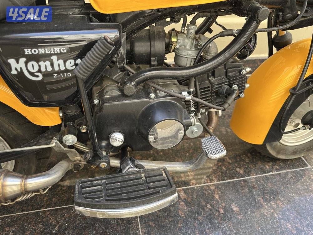 للبيع مونكي ٥ غيار مع كلتش حجم المكينه ١١٠ cc  ماشي ١٠٠ كيلو1