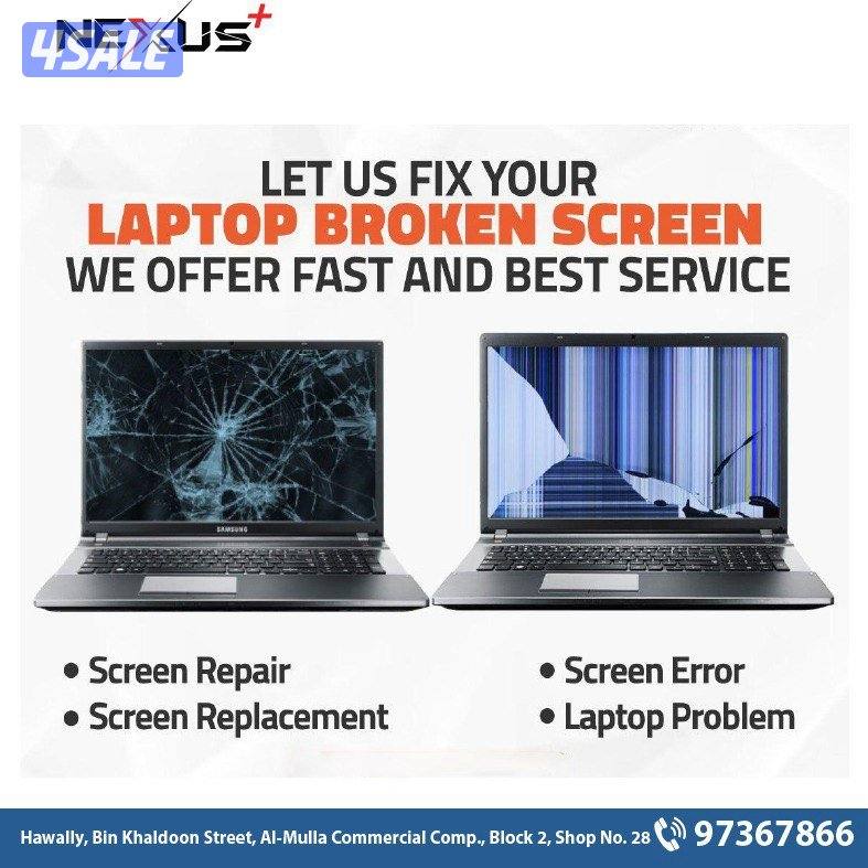 repair all kind of laptop/ نقوم بإصلاح جميع أنواع أجهزة الاب توب13