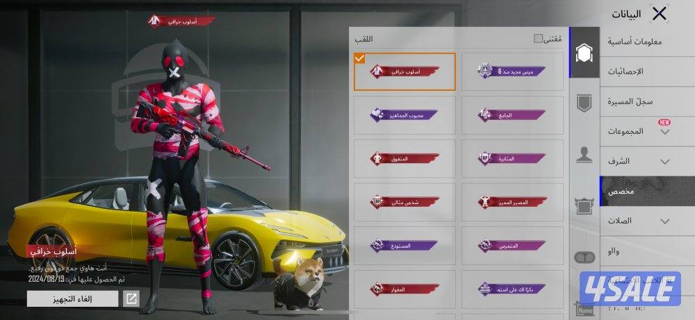 حساب ببجي للبيع5