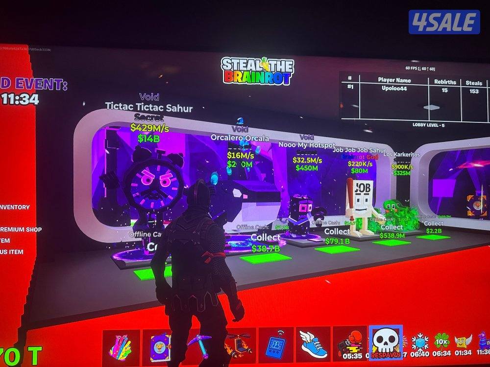 اقوى حساب فورت شيطون ونوادر ماب السرقه قوي8