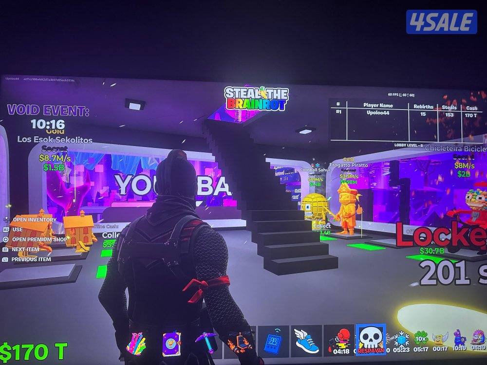 اقوى حساب فورت شيطون ونوادر ماب السرقه قوي12