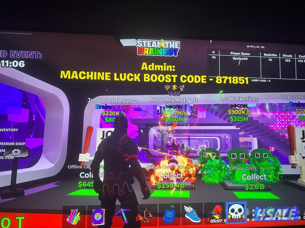 اقوى حساب فورت شيطون ونوادر ماب السرقه قوي13