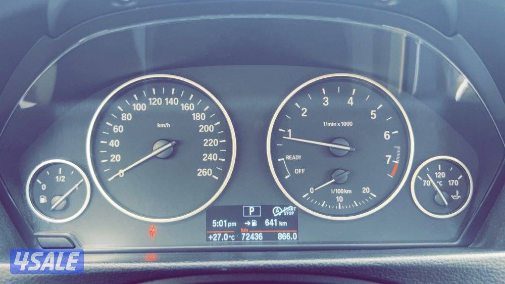 بي ام 320 i موديل 2014 وكالة صبغ الوكالة عدا قطعة5