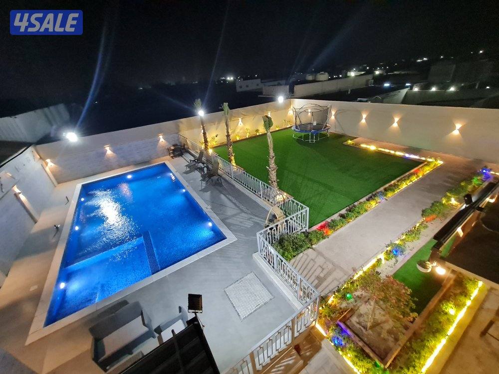 للايجار شهري استراحة دار جاسم0