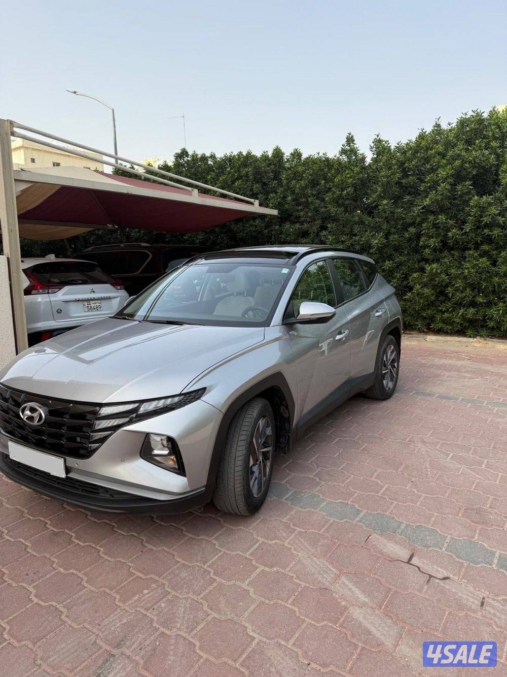 للبيع سيارة توسان موديل 2024 بحالة ممتازة 1600 تربو اعلي فئه4