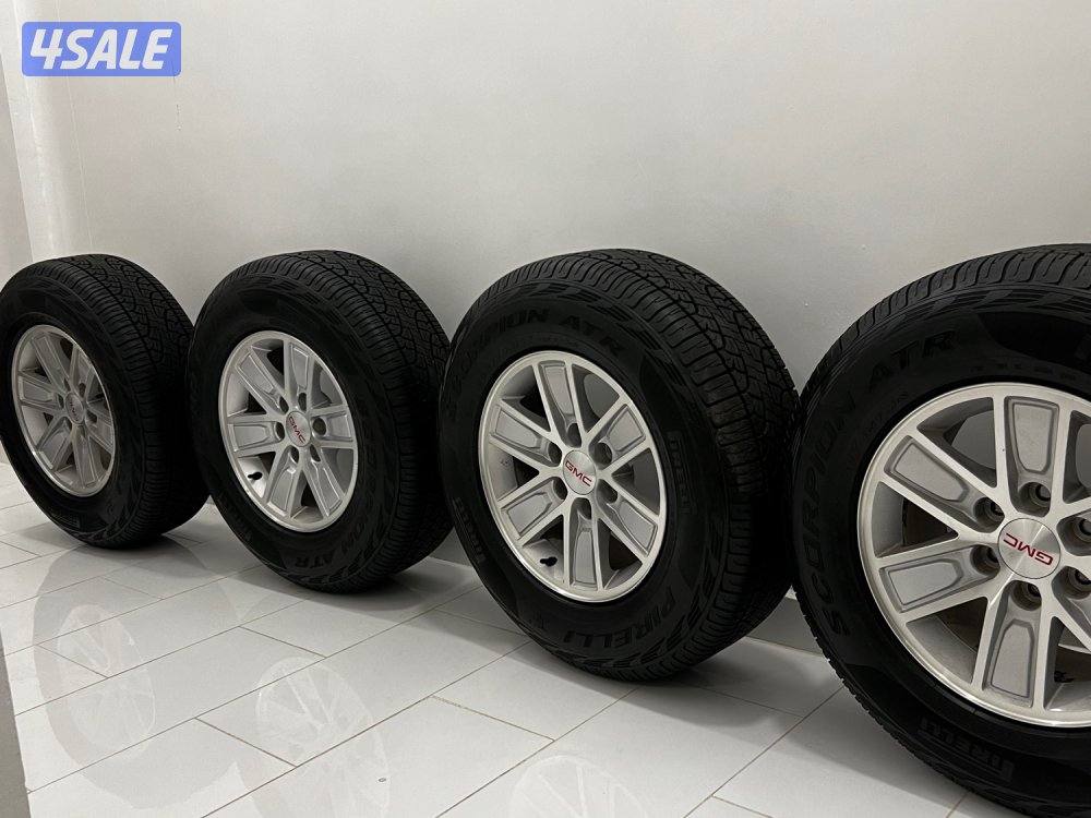 البيع عدد 4 رنقات مع تواير + عدد 4 تواير0