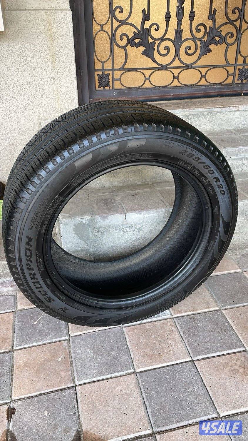 البيع عدد 4 رنقات مع تواير + عدد 4 تواير9