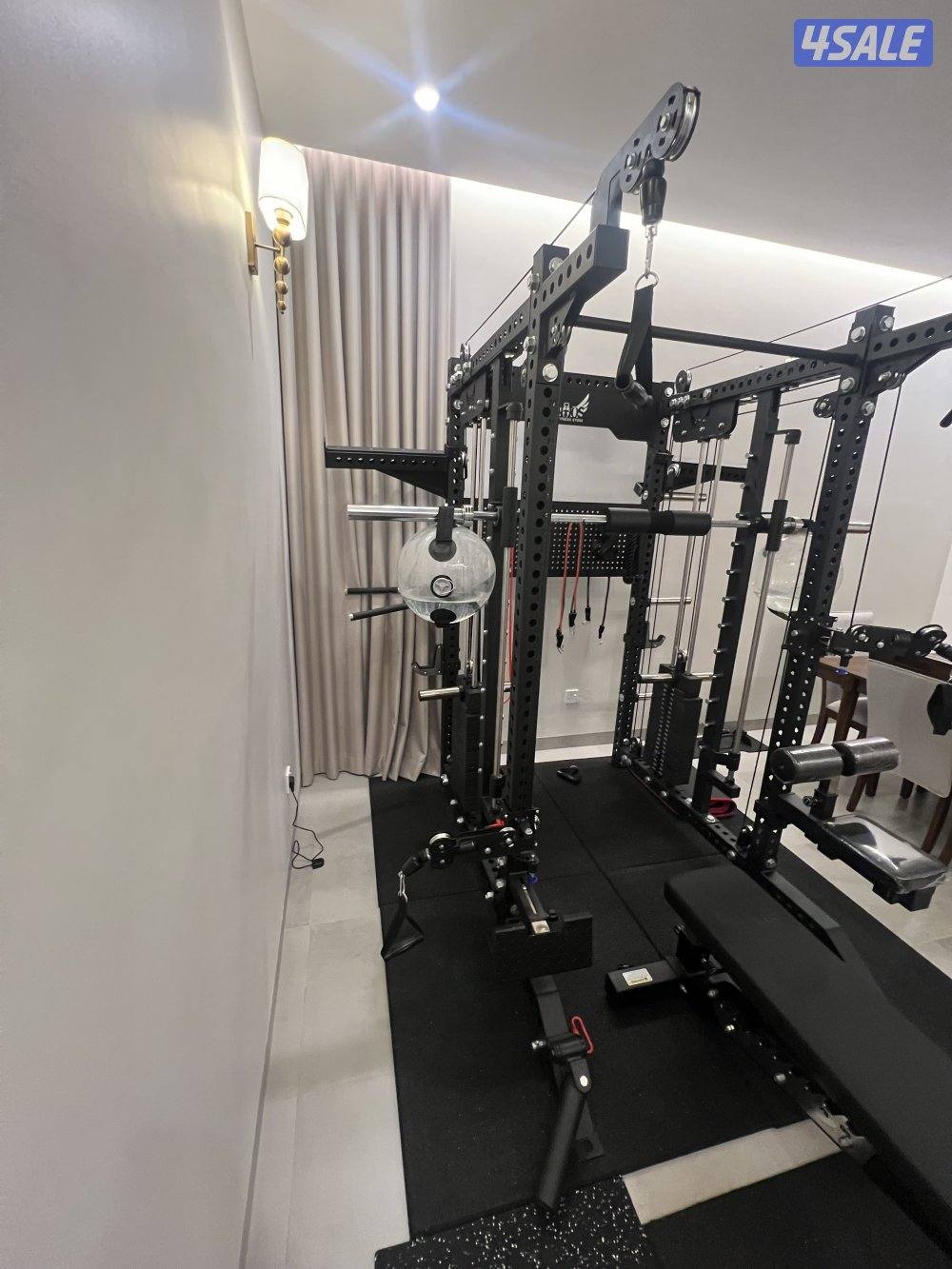 كروس كيبل + جهاز سميث متعدد الاستخدامات0