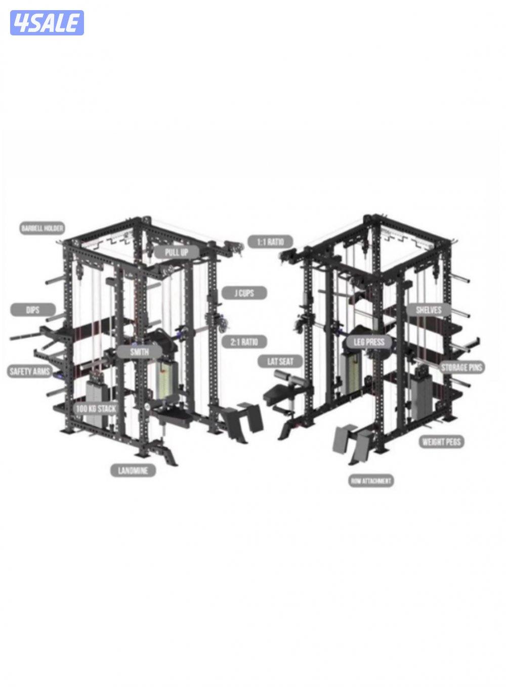 كروس كيبل + جهاز سميث متعدد الاستخدامات2