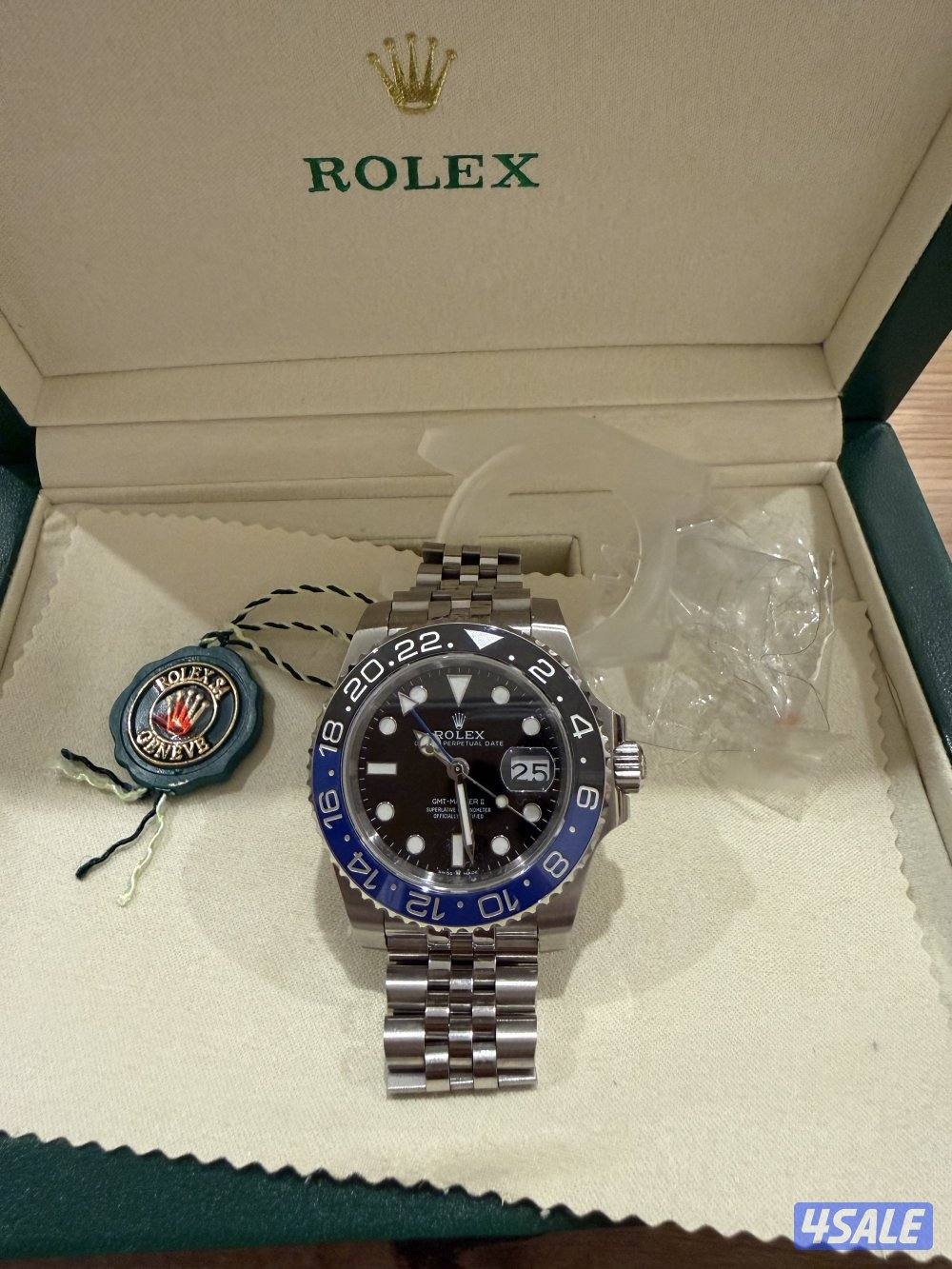 ساعة رولكس باتمان - كوبي ماستر شرط الفحص معها العلبه0