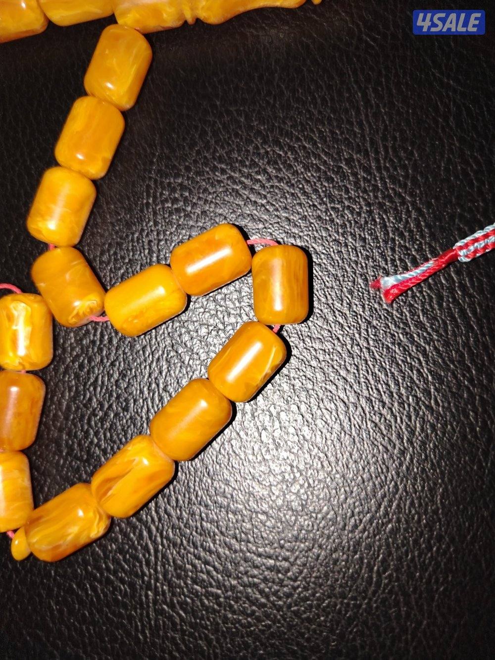 مسباح تراب كهرب عسلي 33حبة 46جرام/للجادين فقط2