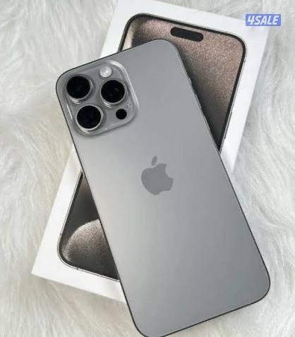 ايفون 15 برو ماكس تاتنيوم 512 قيقا بطاريه 90 وآيفون 15 بلاس سلفر1281