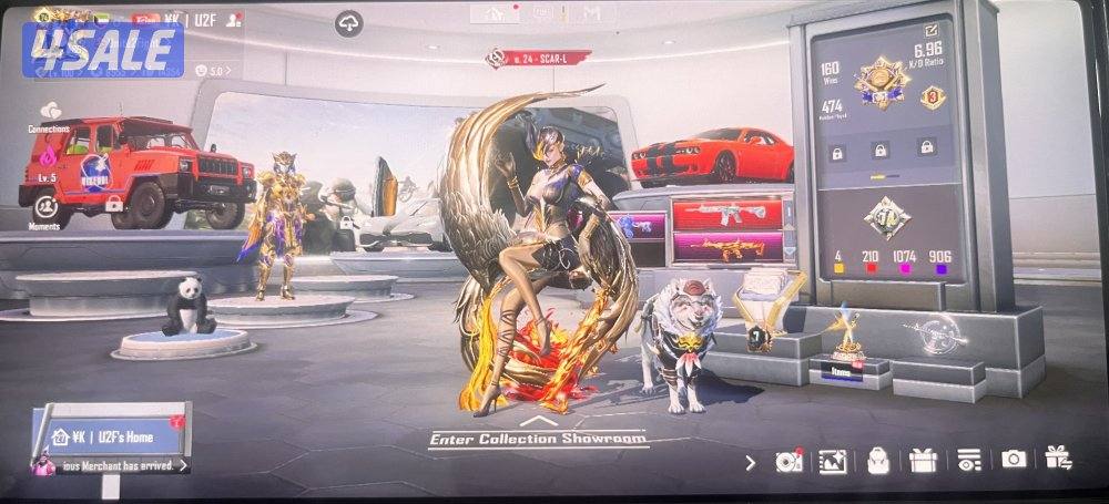 Pubg accont - collector level 740